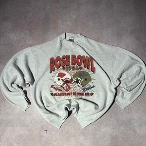 Vintage 90s Rose Bowl Wisconsin Vs UCLA NCAA Football Crewneck Sweater